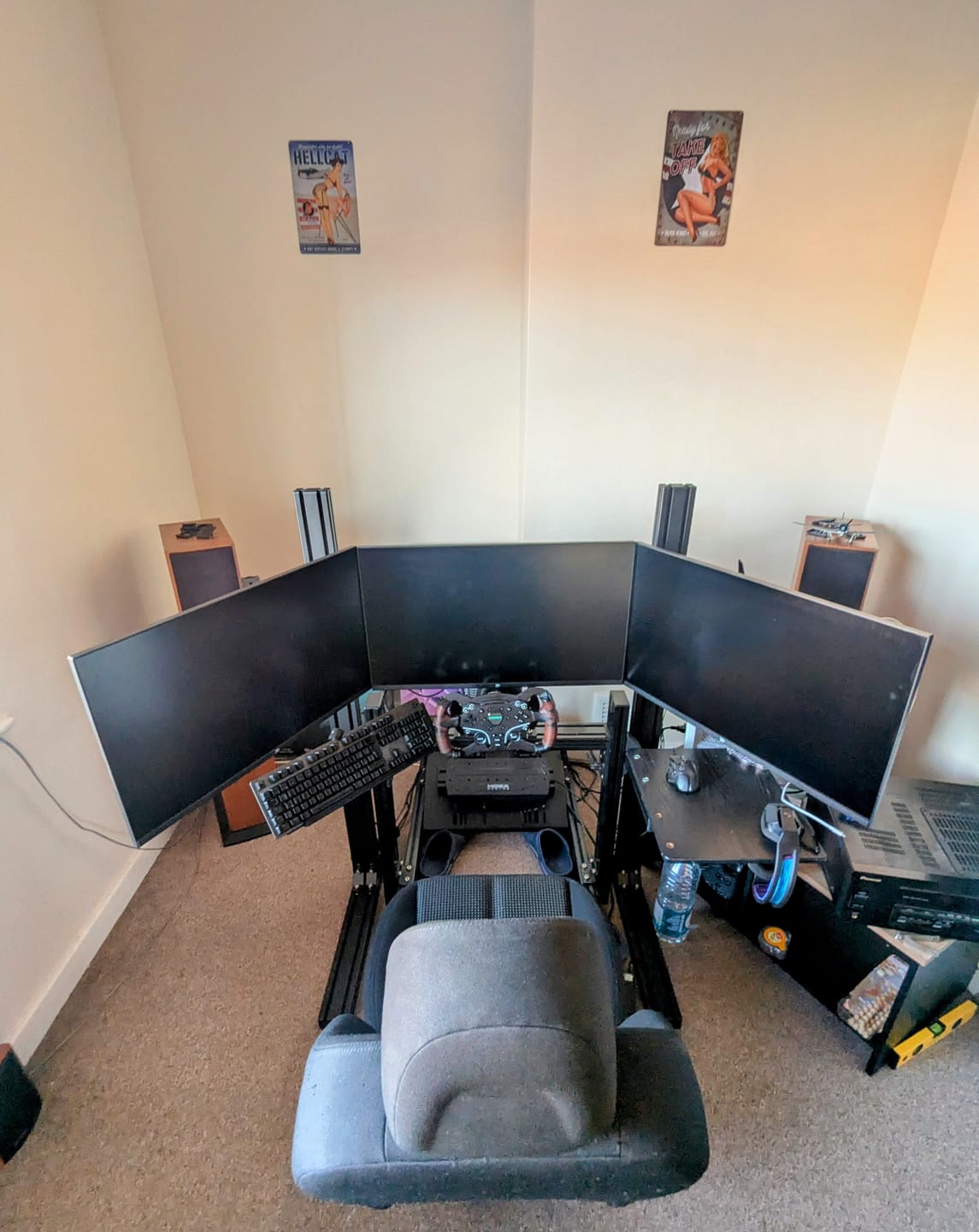Customer photo review of Simulator Monitor Stand
