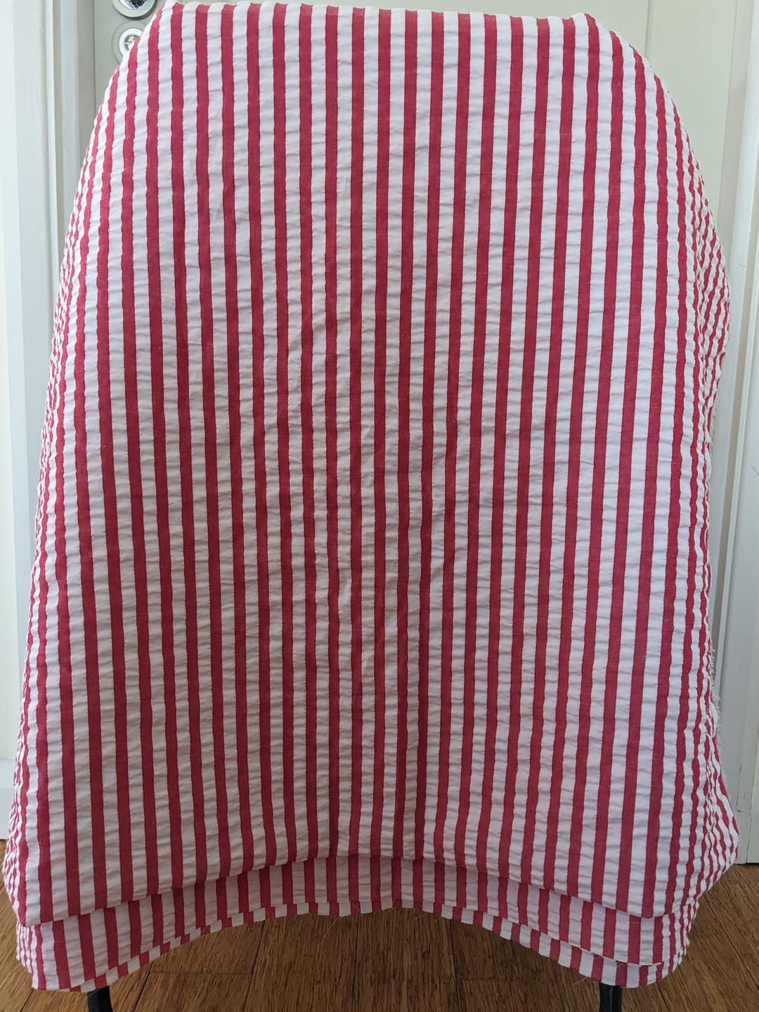 Customer photo review of Wide Stripes Seersucker Fabric
