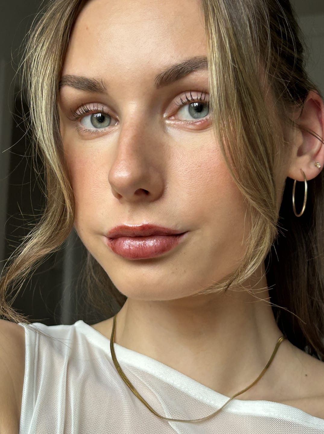 Customer photo review of Peel-off Lip Stain