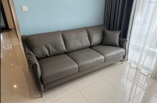 Customer photo review of Ghế sofa văng bọc da sang trọng ROSY