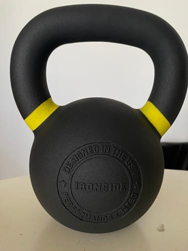 Customer photo review of Kettlebell Premium 4 a 36 kg IRONSIDE