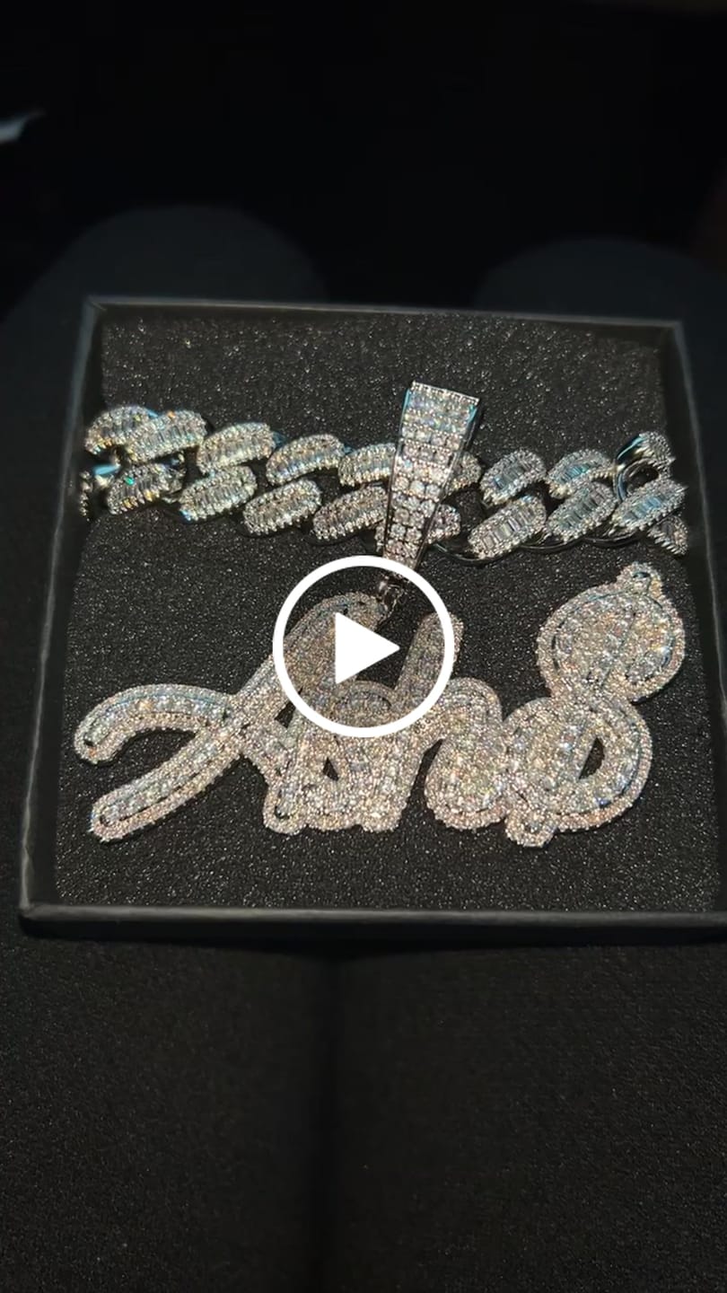Customer video review of JADA ICEY NAME NECKLACE
