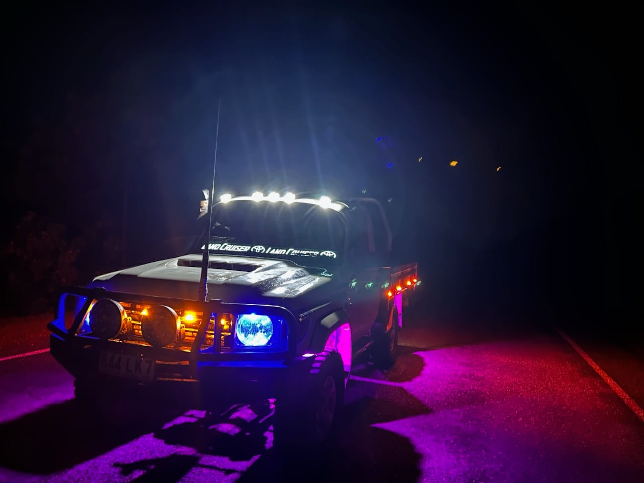 Customer photo review of Chasing RGB Rock Lights - 6 Pack