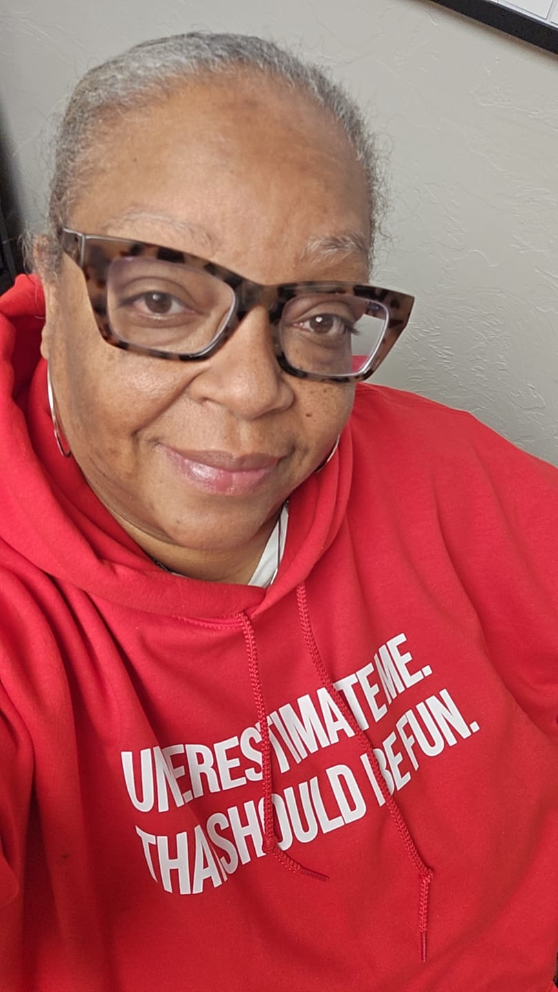 Customer photo review of Underestimate Me. That Should Be Fun Unisex Hoodie