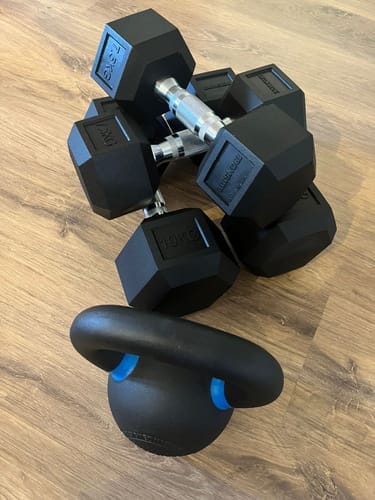 Customer photo review of Kettlebell Premium 4 a 36 kg IRONSIDE