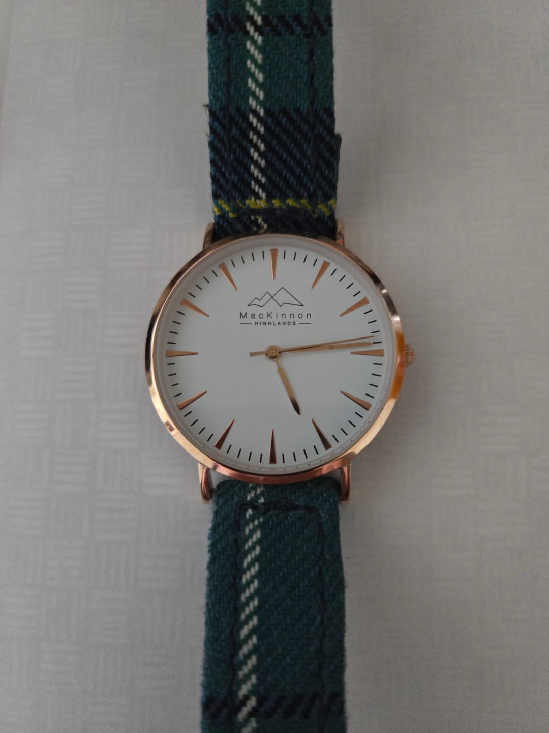 Customer photo review of Custom Tartan Watch