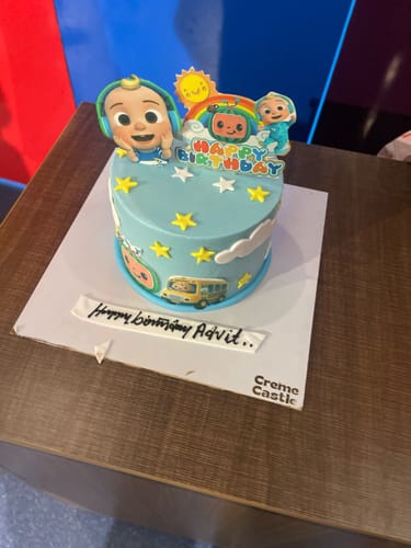 Customer photo review of Cocomelon Song Cake
