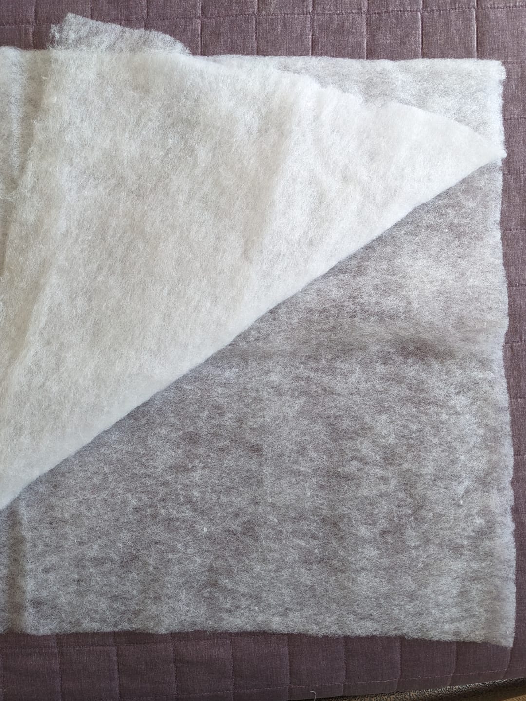 Customer photo review of 2oz Fire Retardant Wadding - 90cm wide