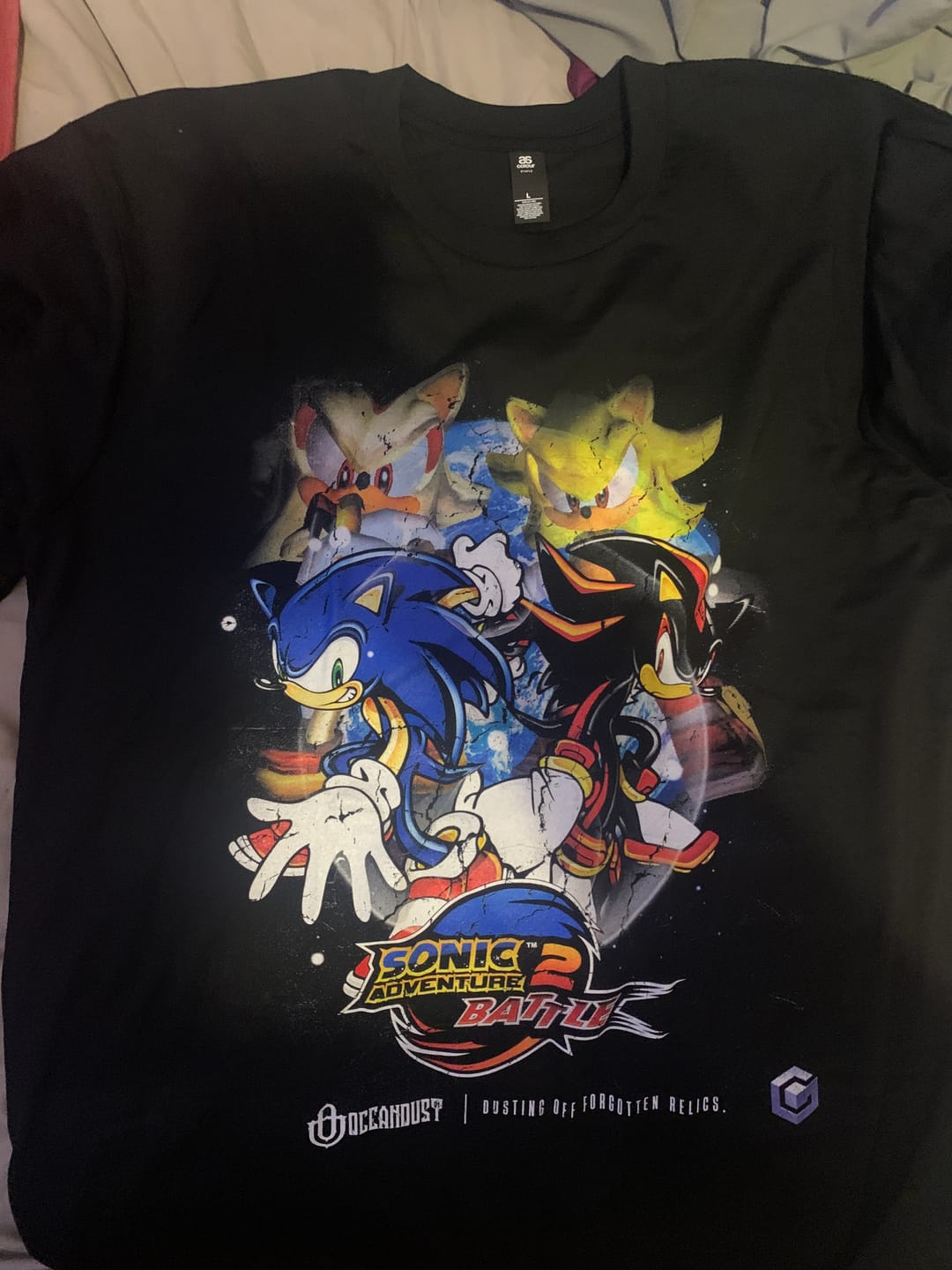 Customer photo review of Video Games 'Sonic Adventure 2 Battle' Staple T-Shirt