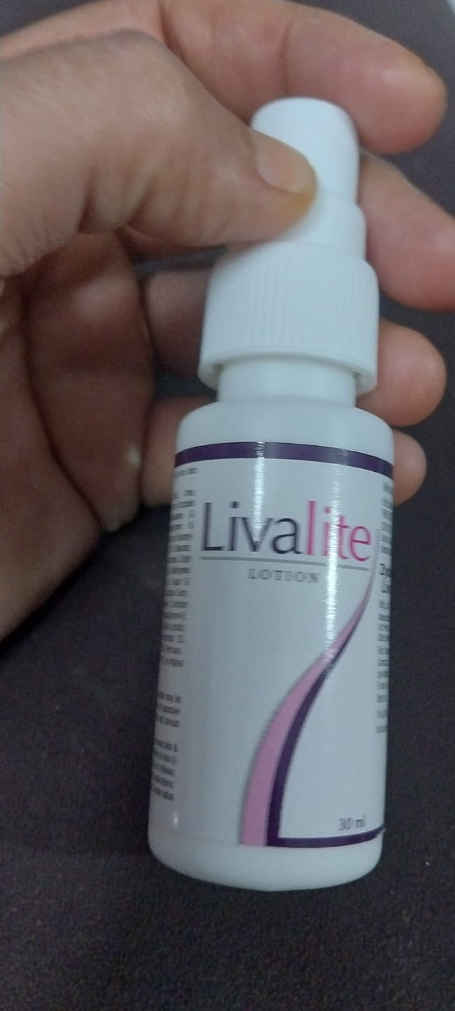 Customer photo review of Livalite Lotion