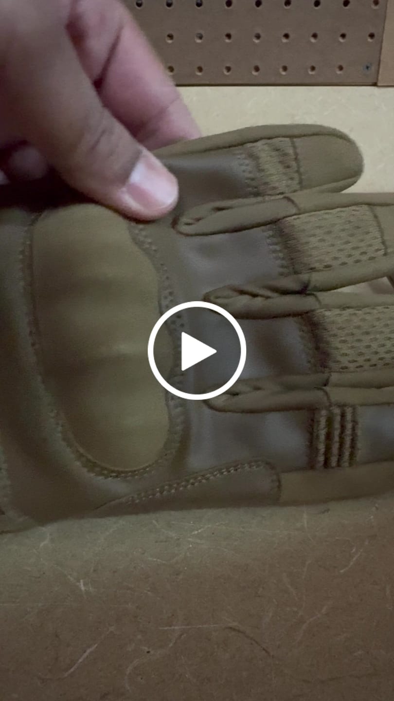 Customer video review of Motorcycle Leather Gloves