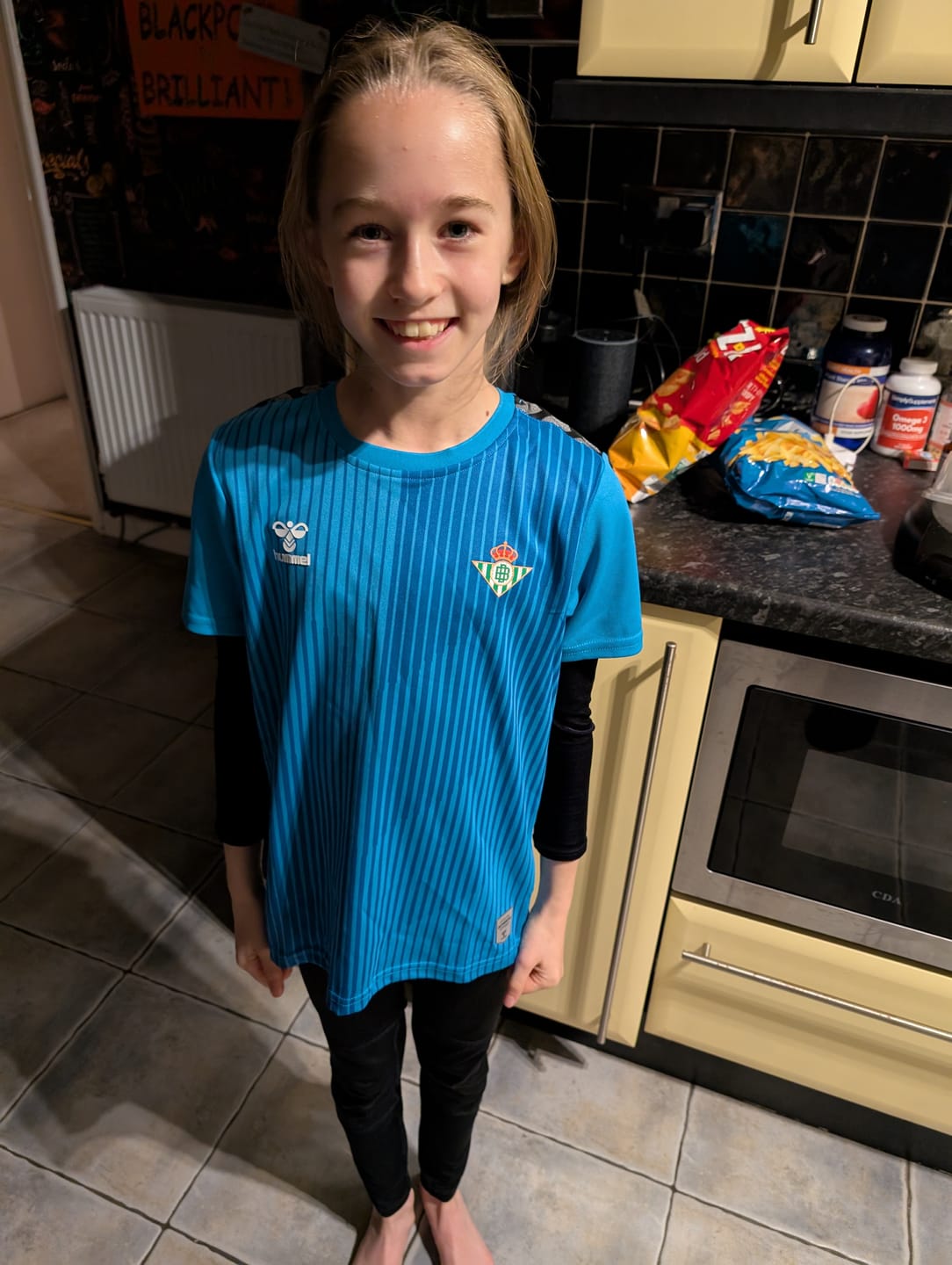 Customer photo review of Kid's Football Shirt Mystery Box