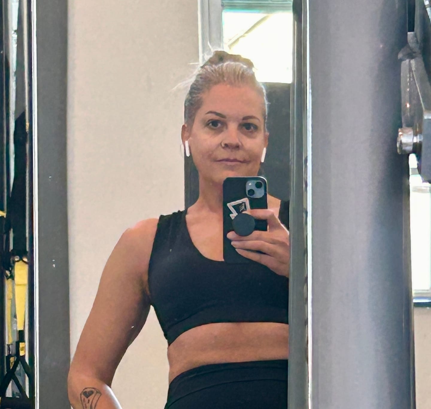 Customer photo review of AlignMe Pullover Posture Sports Bra For Women