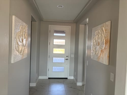 Customer review photo for Plaster Art Texture Painting #SG331