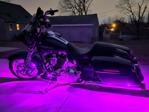 Customer photo review of Easy Install Moto LED Light Kit
