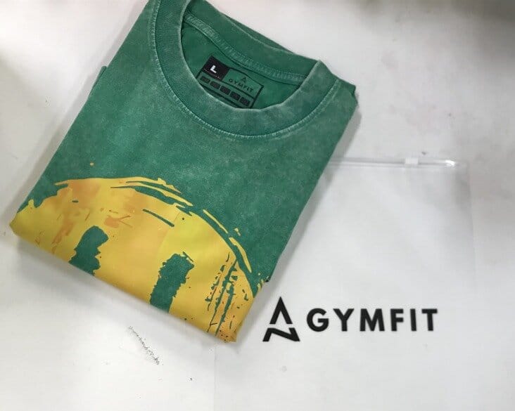 Customer photo review of HAPPY SMILEY WASHED T-SHIRT