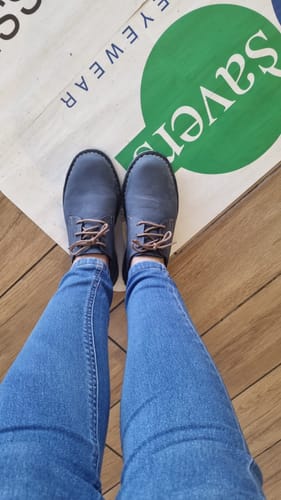 Customer photo review of VELLIES AZIBO (NUDE SOLE) LADIES NAVY