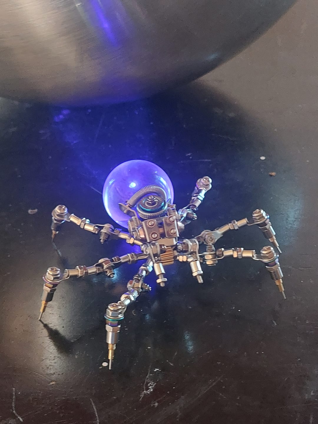 Customer photo review of Crystal Lamp Jumping Spider