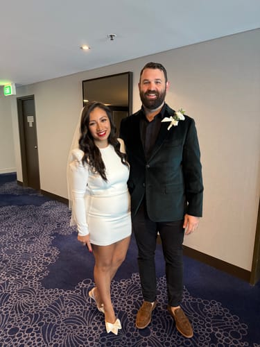Customer photo review of Lee Pump Ivory Satin