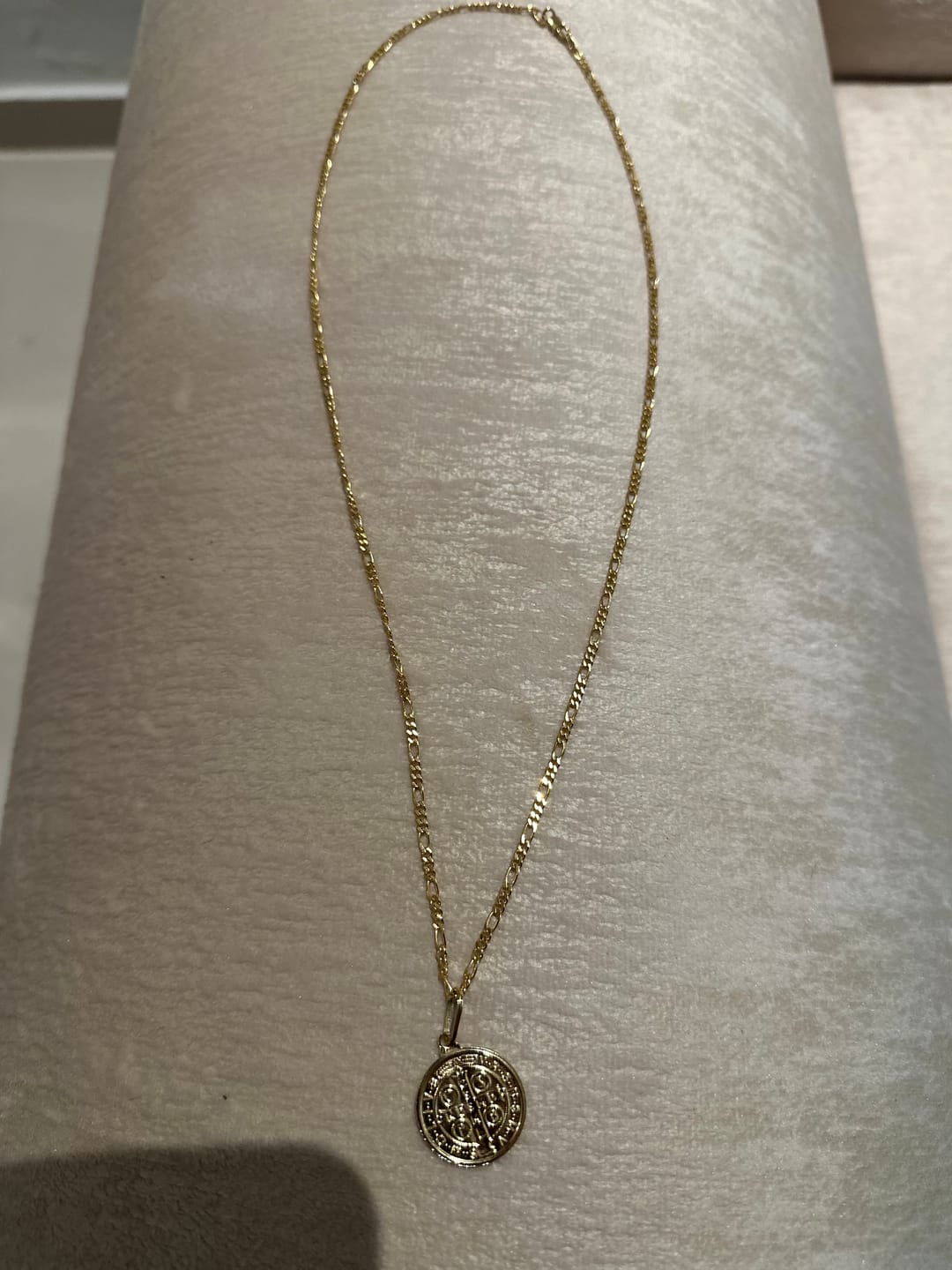 Customer photo review of Cadena Fígaro en Oro laminado 18k Para Caballero