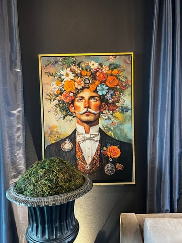 Customer photo review of Victorian Gentleman No2 Print