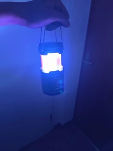Customer photo review of Nuclear Reactor Lantern Night Light – Industrial Sci-Fi Aesthetic