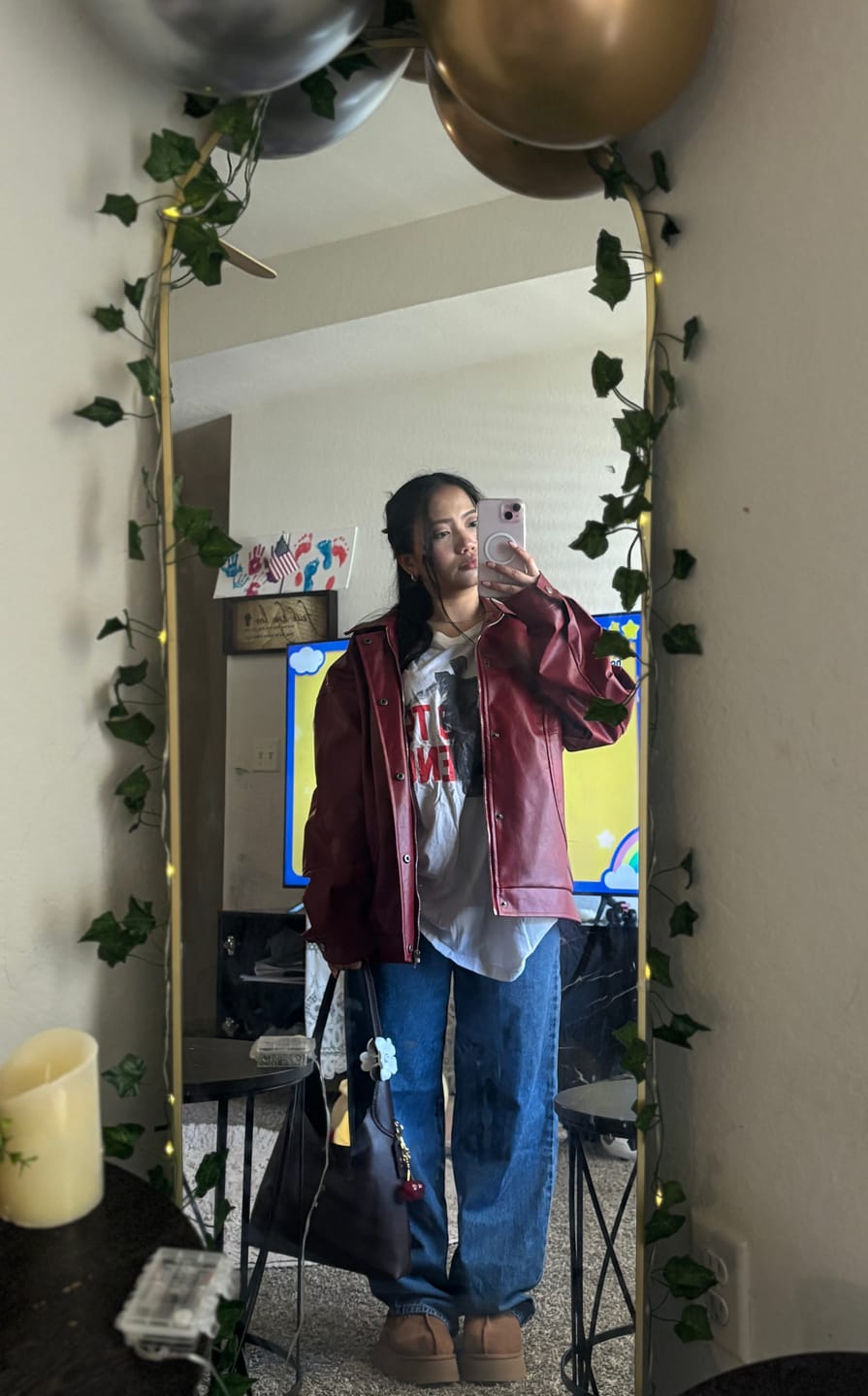 Customer photo review of Aelfric Eden Vintage Leather Jacket