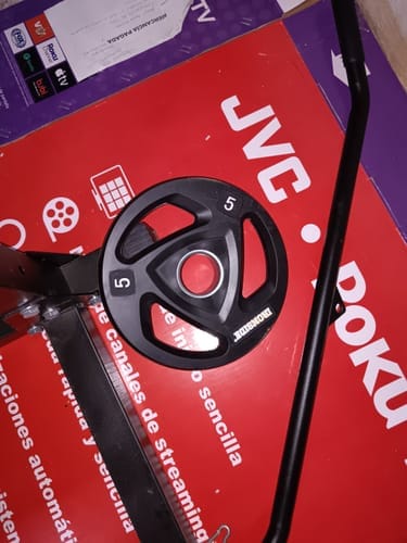 Customer photo review of Disco de 3 Agarres IRONSIDE (2.5 a 20 kg)