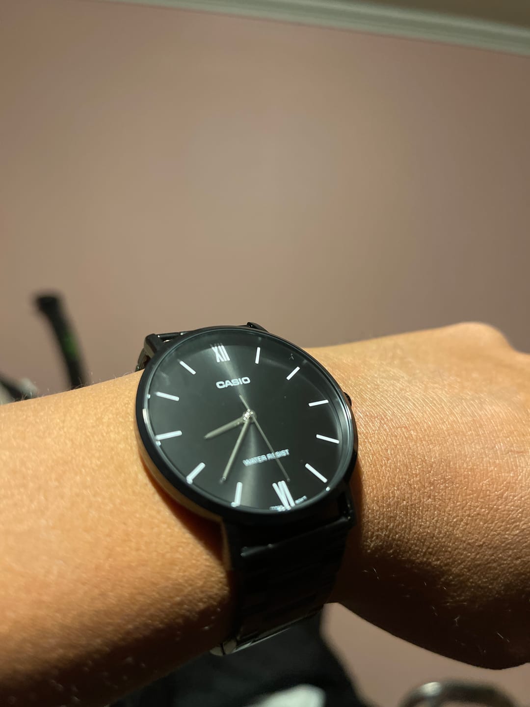 Customer photo review of Reloj Casio Análogo MTP-VT01B-1B Negro 40mm