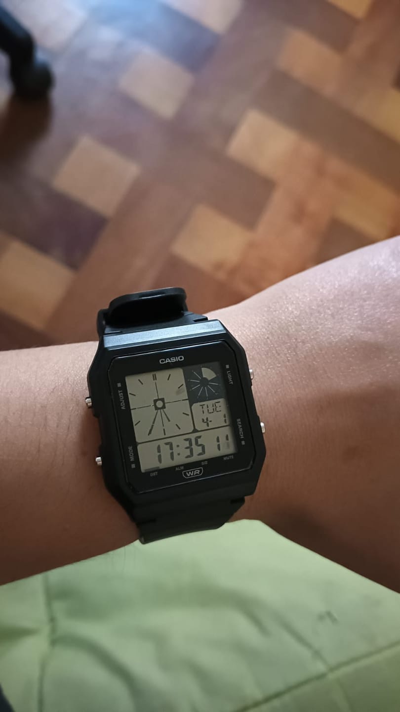 Customer photo review of Reloj Casio Vintage LF-20W-1ADF Twin-Graph Reissue Resina