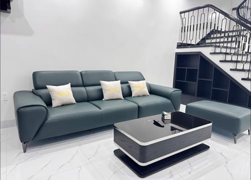 Customer photo review of Sofa văng da nhập khẩu tựa gật gù CYRUS