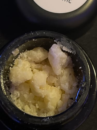Customer photo review of Lemon Cherry Gelato THCA Crumble
