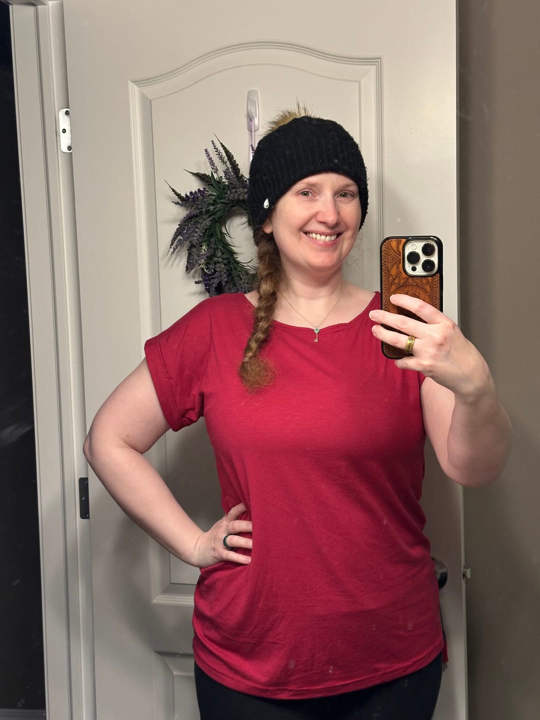 Customer photo review of *Freshly Baked* Cuff Tee
