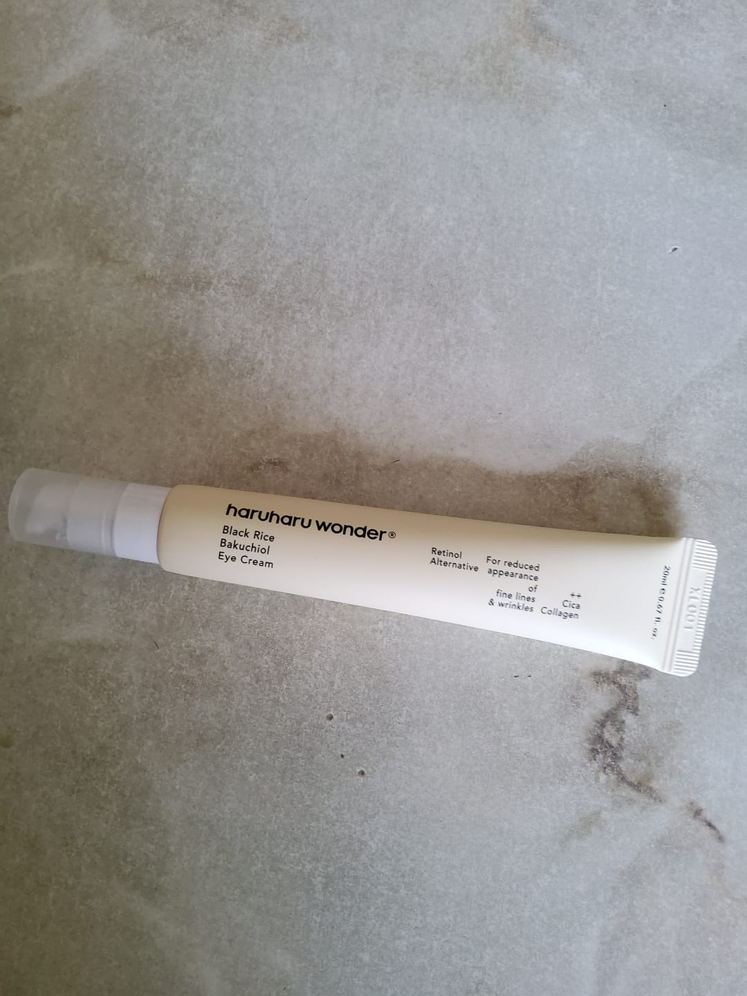 Customer photo review of Krēms ādai ap acīm Haruharu Wonder Black Rice Bakuchiol Eye Cream