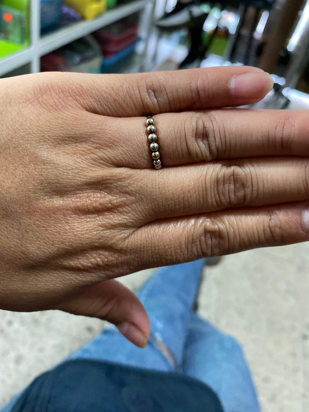Customer photo review of Anillo Anti-Ansiedad