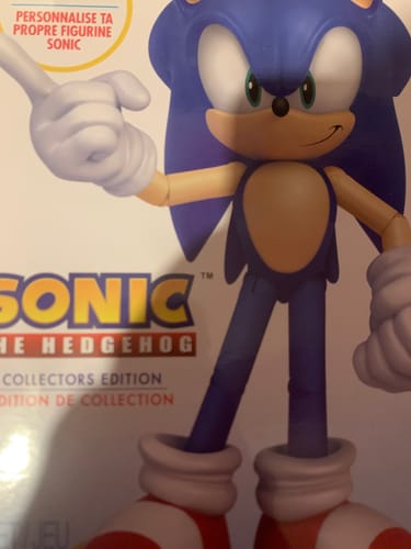 Customer photo review of Modern Sonic 6" Collectors Sonic the Hedgehog Figure by Jakks Pacific