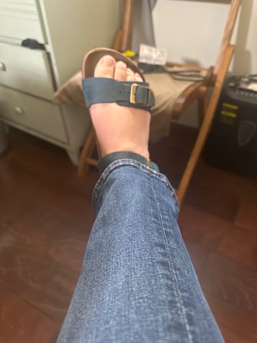 Customer photo review of SANDALIA MAZUNTE CRAZY AZUL