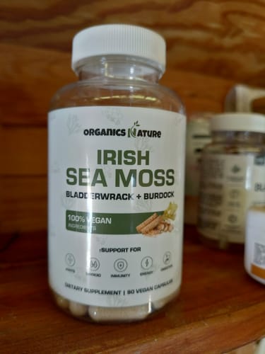 Customer photo review of Organic Irish Sea Moss With Bladderwrack and Burdock Root - 45 Servings