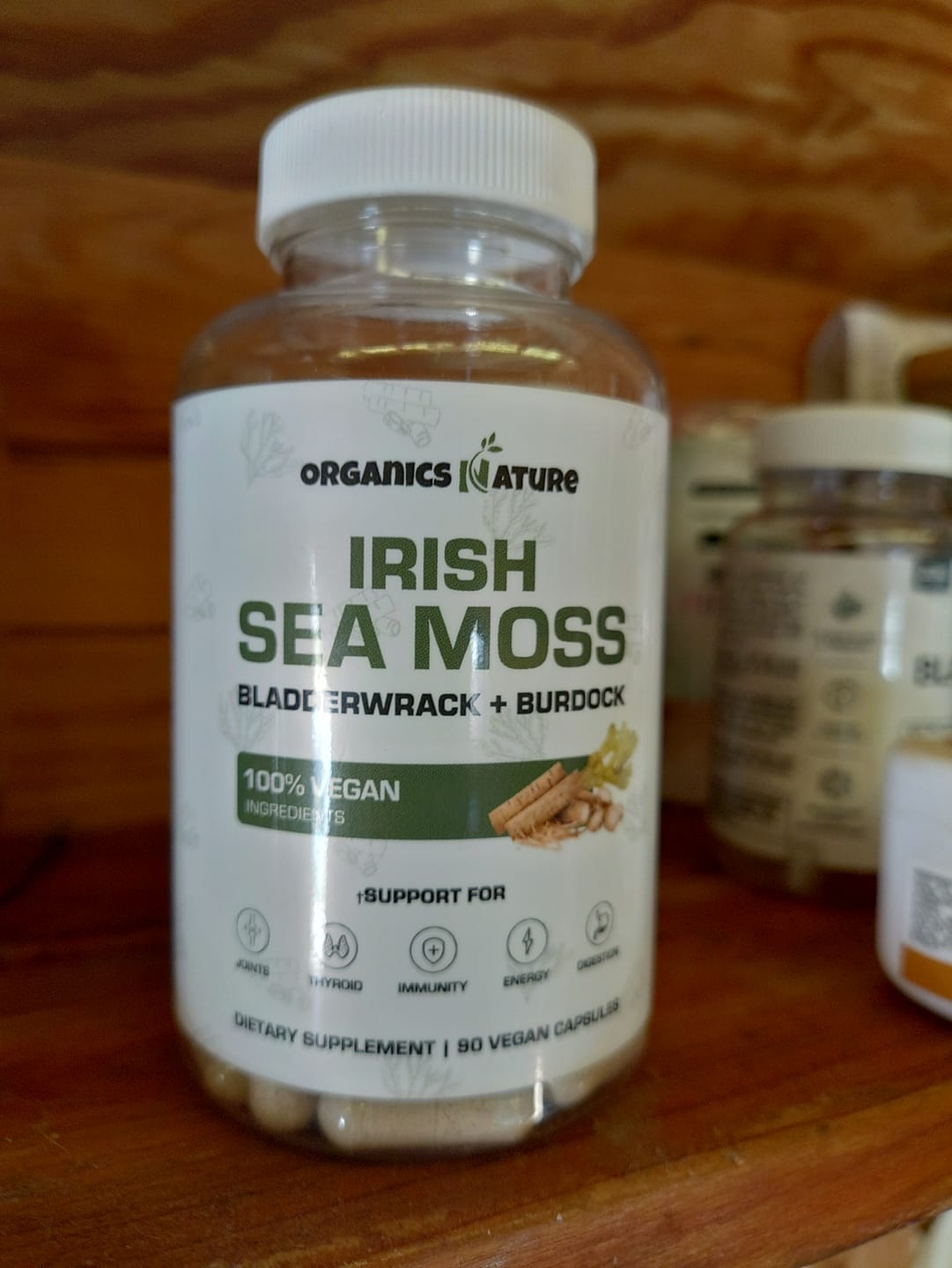 Customer photo review of Organic Irish Sea Moss With Bladderwrack and Burdock Root - 45 Servings