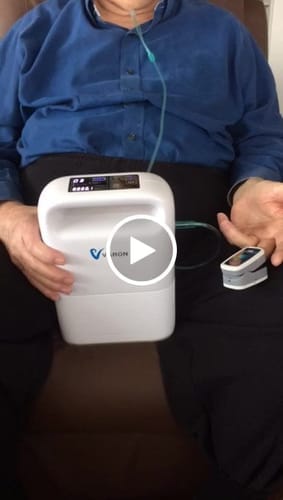 Customer photo review of VARON VP-2 - Concentrador de Oxigênio Portátil 5L com Função de Fluxo Pulsátil