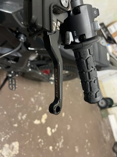 Customer photo review of Folding Brake Lever Set | Surron Ultra Bee