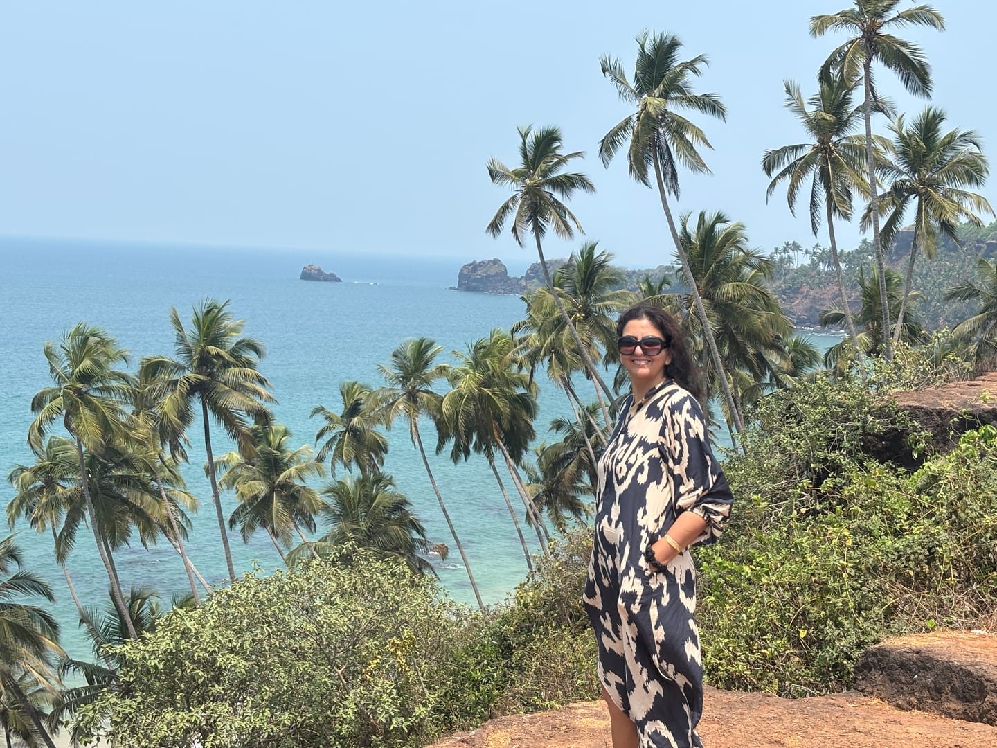 Customer photo review of Anika Dress - Navy Chandelier