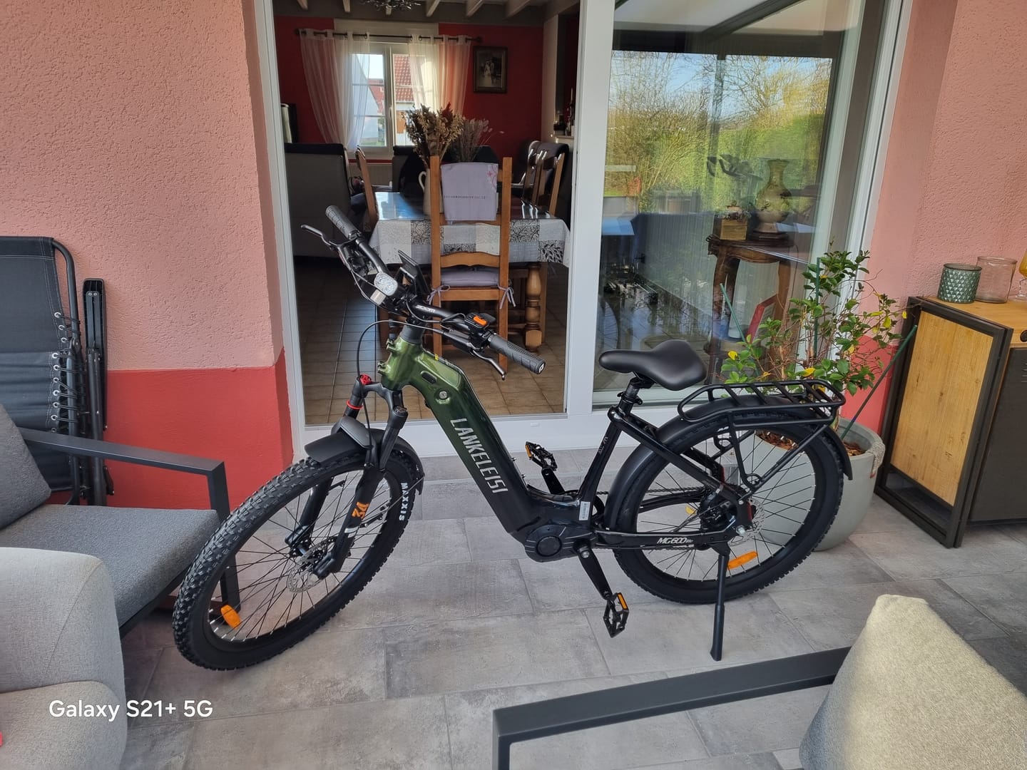 Customer photo review of Lankeleisi Suspension Seat Post 360mm for MG600 Plus/MG600 Lite/Wombat-1