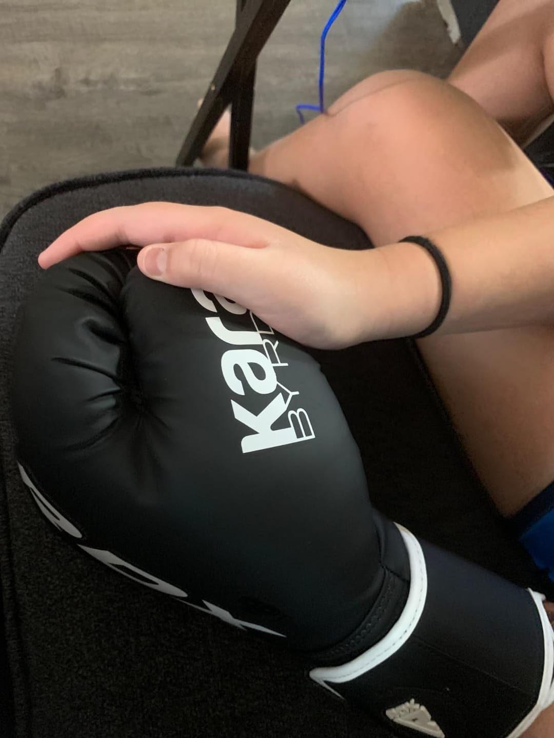 Customer photo review of Guantes de Boxeo Kara F6