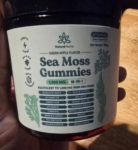 Customer photo review of Sea Moss 16-In-1 Gummies