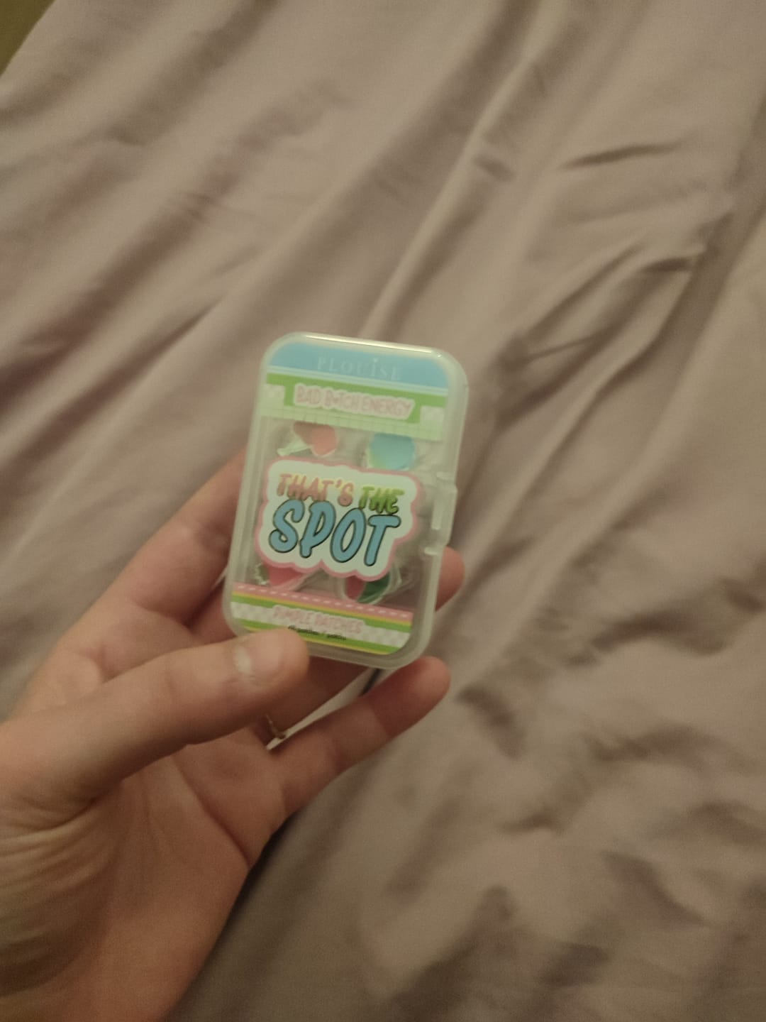 Customer photo review of P. Louise Bad Bitch That's The Spot Pimple Patches
