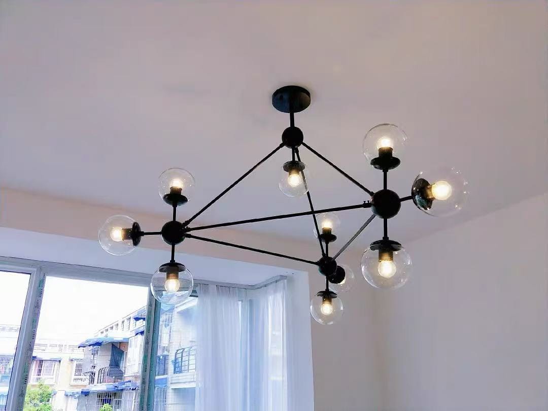 Customer photo review of WOMO Sputnik Sphere Chandelier-WM2704