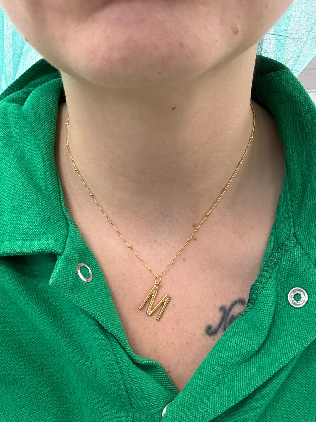 Customer photo review of Collar Alphabetical