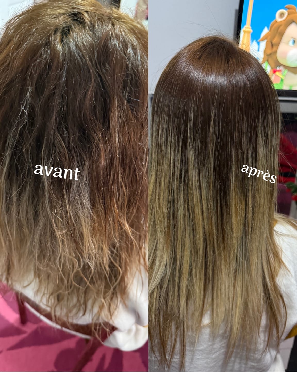 Customer photo review of Lissage Indien Deby Hair Lisa Indian (sans formol)