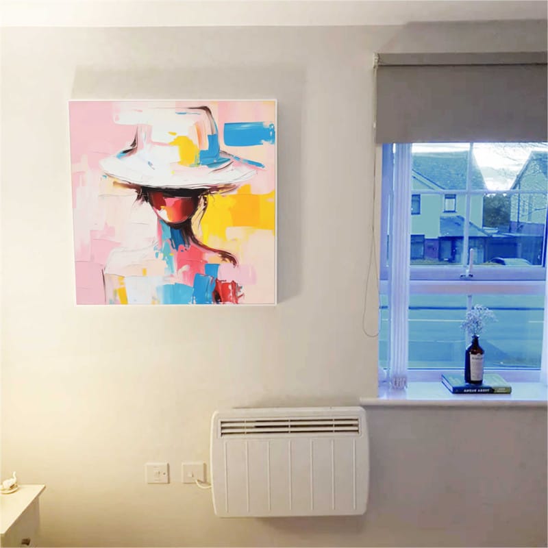 Customer photo review of Abstract People Canvas Art #AE004